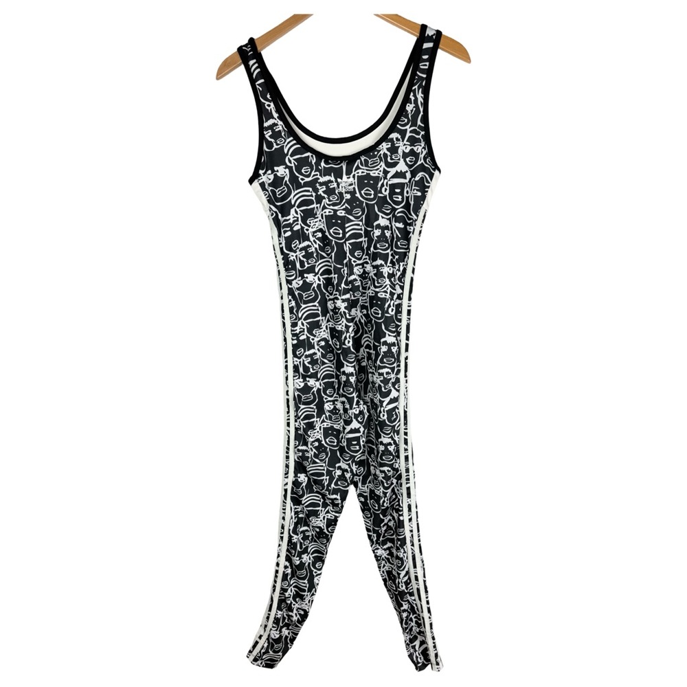Adidas Originals Womens X
Fiorucci Jumpsuit Multi Face Print Running Workout - Picture 5 of 11